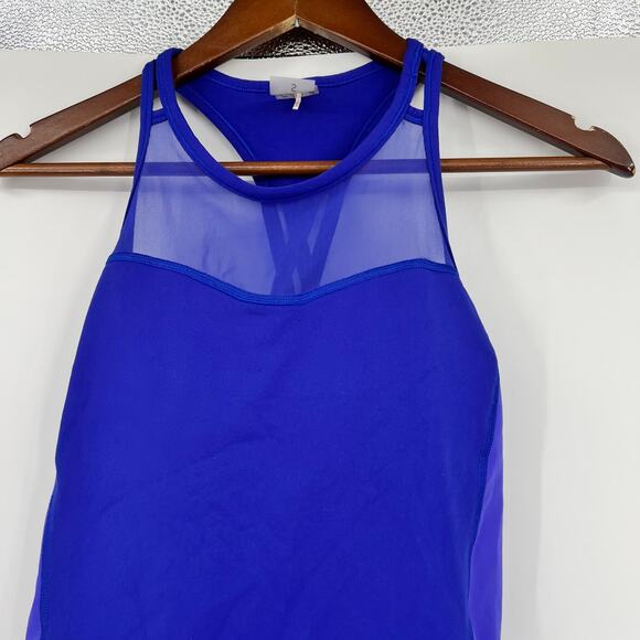 Calia by Carrie Underwood blue Built in Bra Racerback Athletic Tank Top sz small - Picture 2 of 8